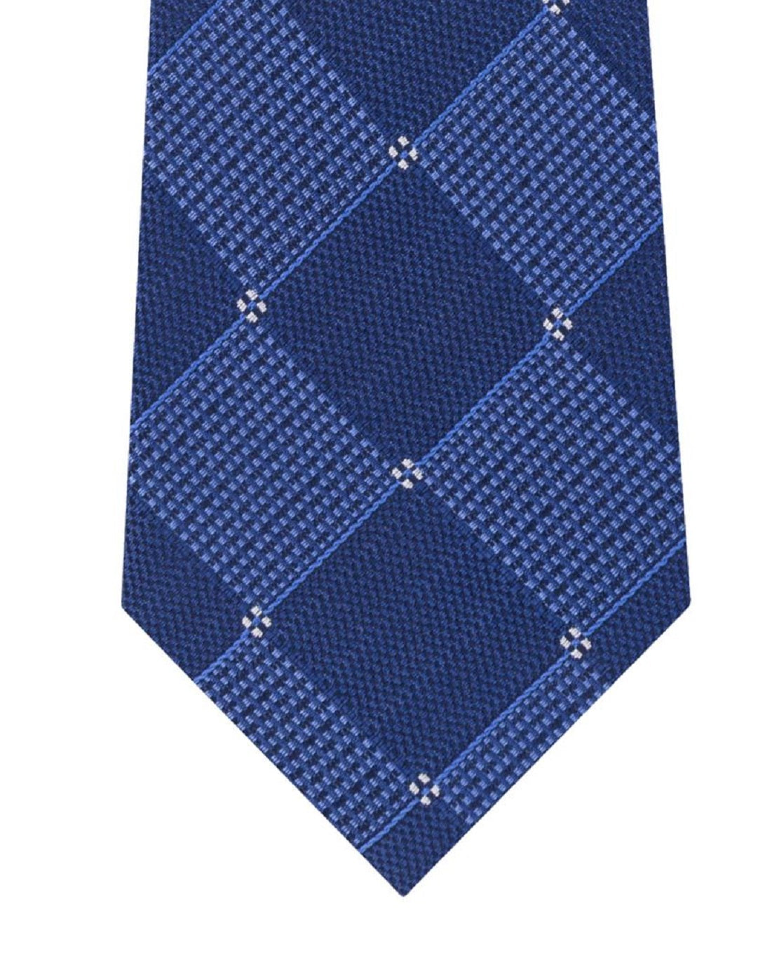 Kenneth Cole Reaction Men's Silk Blend Office Neck Tie Blue Size Regular