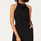 Vince Camuto Women's Bow Halter Jumpsuit Black Size 10 Petite