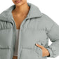 Bagatelle.Nyc Women's Puffer Jacket Gray Size Medium