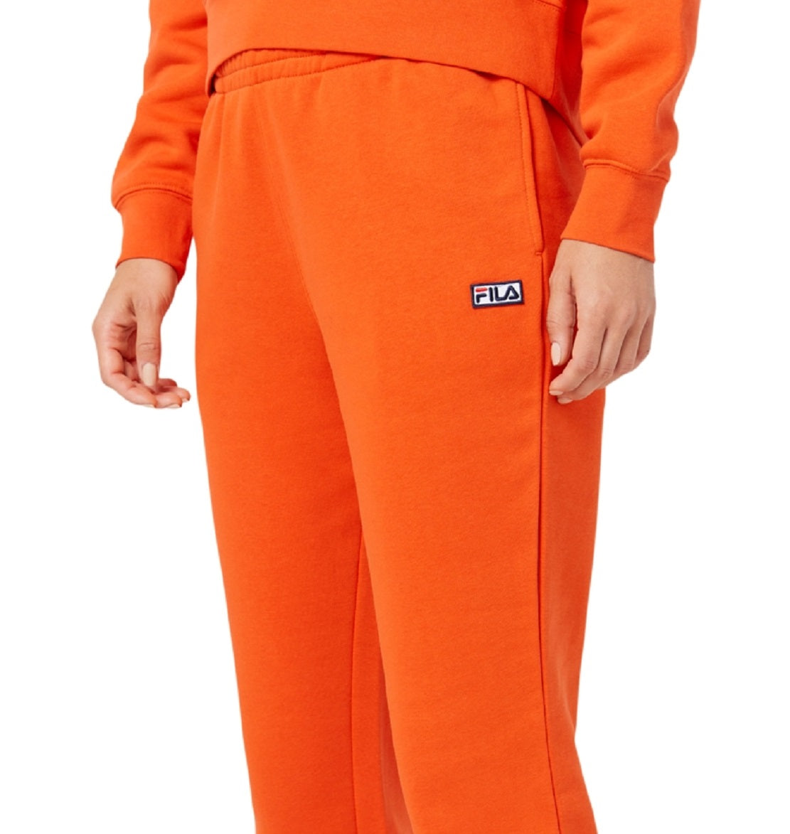 Fila Women's Lassie Full Length Joggers Orange Size Small
