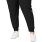 Fila Women's Clover Mid Rise Drawstring Jogger Black Size 3X
