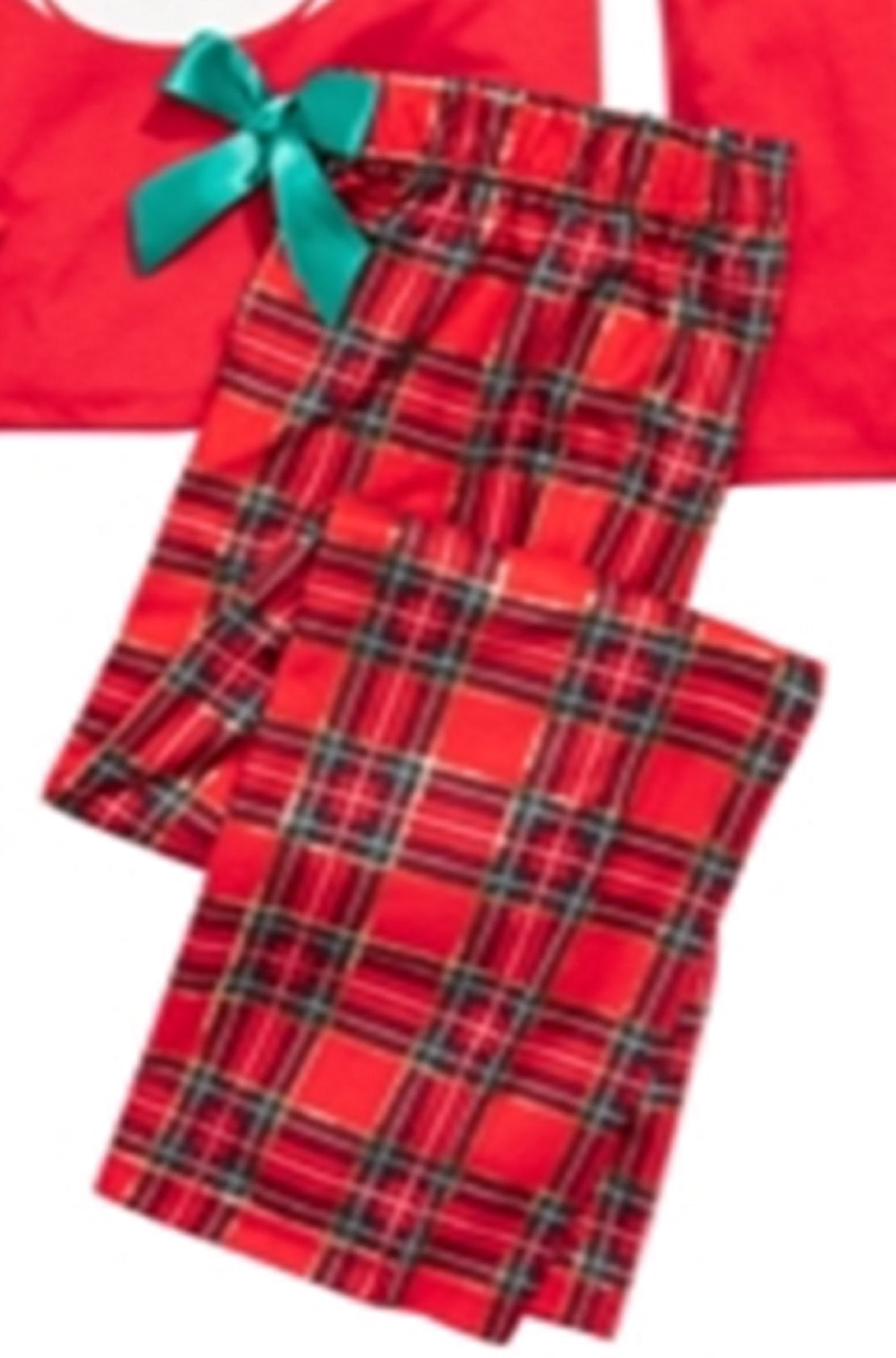 Max & Olivia Big Girl's 2 Pc Believe Santa Pajama Set Red Size S