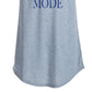 Max & Olivia Little & Big Girl's Graphic Print Raglan Nightgown Gray Size M (7-8)