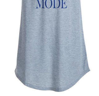 Max & Olivia Little & Big Girl's Graphic Print Raglan Nightgown Gray Size M (7-8)