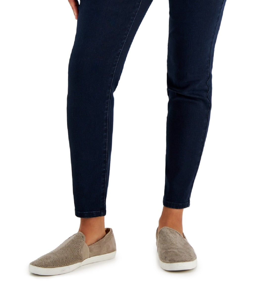 Style & Co Women's Curvy Fit Skinny Jeans Blue Size 16