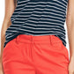 Nautica Women's 4 Stretch Twill Shorts Red Size 6