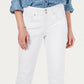 Style & Co Women's High Cuffed Capri Jeans White Size 6