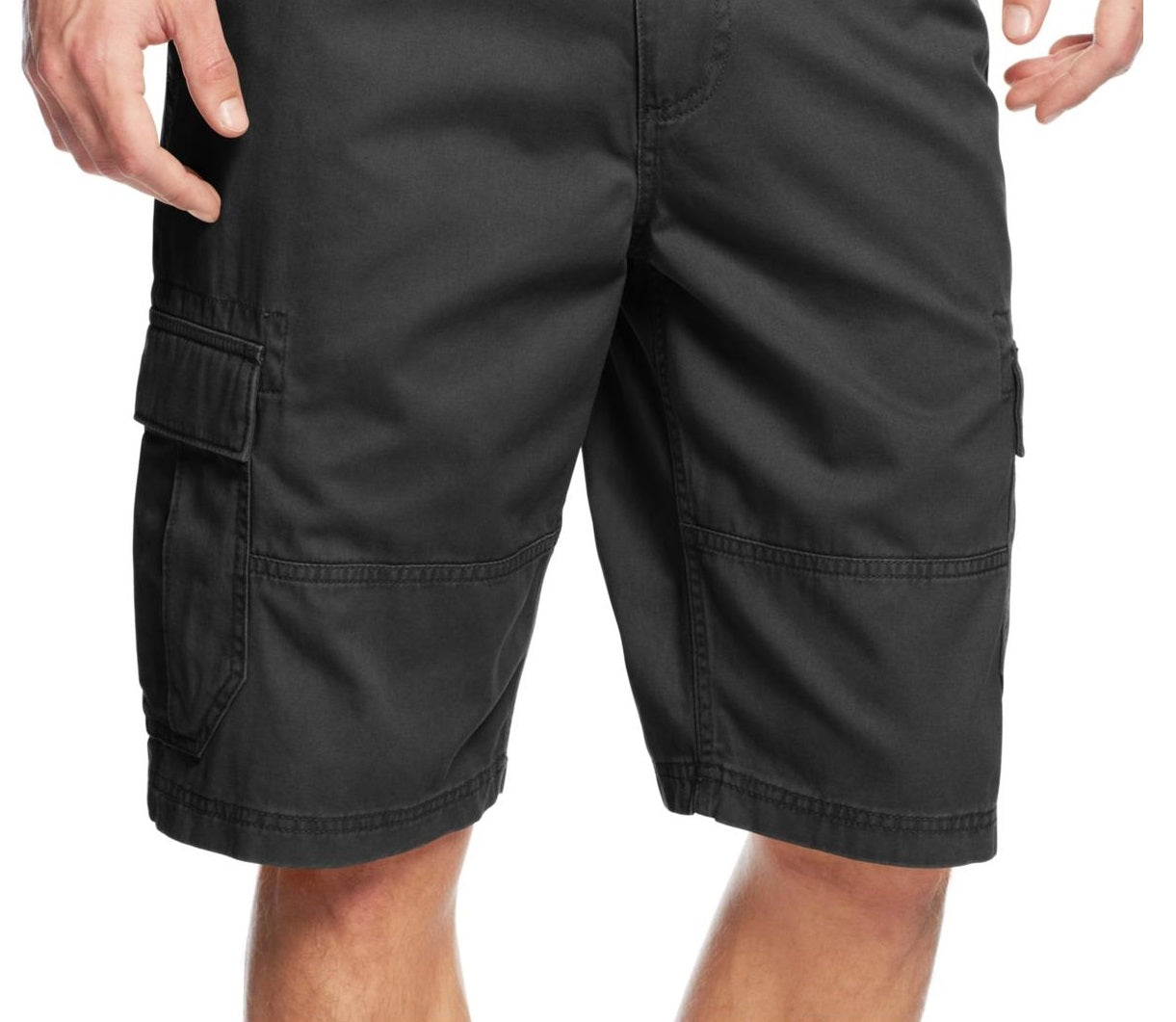 American Rag Men's Cotton Pockets Cargo Shorts Charcoal  Size 29