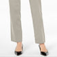 JM Collection Women's Tummy Control Pull on Pants Brown Size Petite