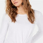Style & Co Women's Twist Front Draped Top White Size PP