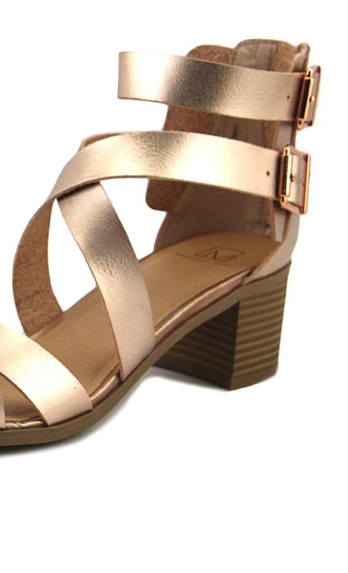 Material Girl Women's Danee Block Heel City Sandals Yellow Size 5 M