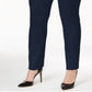 Alfani Women's Wear to Work Pants Plus Blue Size 22W