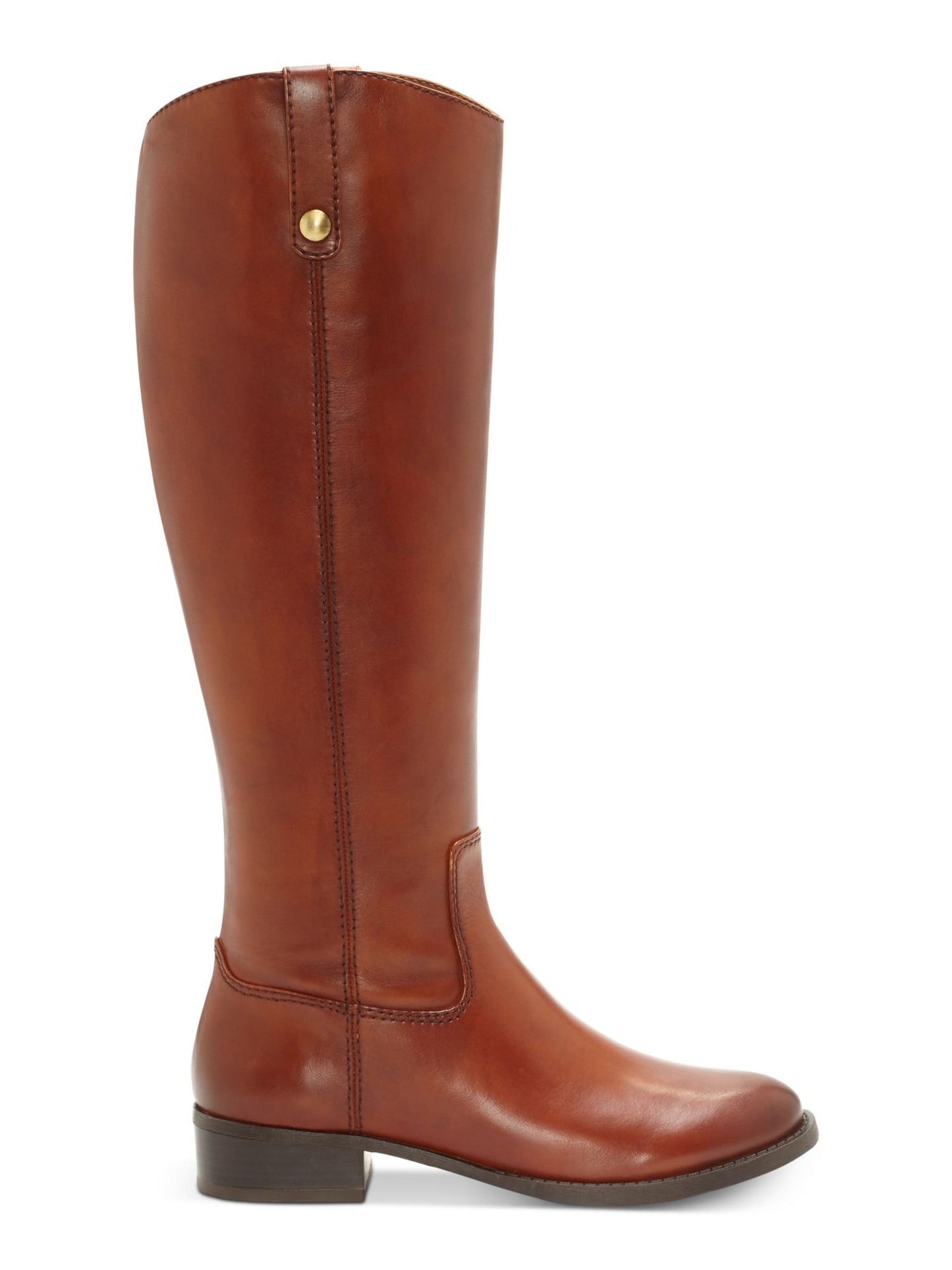 INC International Concepts Women's Fawne Riding Leather Boots Brown Size 10 M