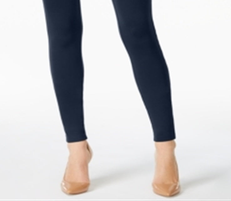 INC International Concepts Women's Seamless Leggings Blue Size 8 P