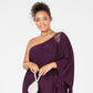 Morgan & Company Women's Plus One Shouldered Dress Purple Size 16W