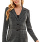 City Studios Junior's 2 Piece Belted Jacket & Dress Set Gray Size 7