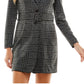 City Studios Junior's 2 Piece Belted Jacket & Dress Set Gray Size 7