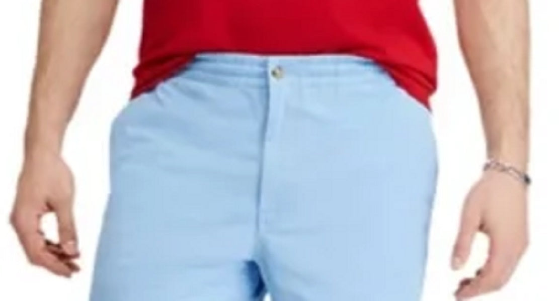 Polo Ralph Lauren Men's Classic Fit Stretch Prepster Shorts Blue Size XX-Large