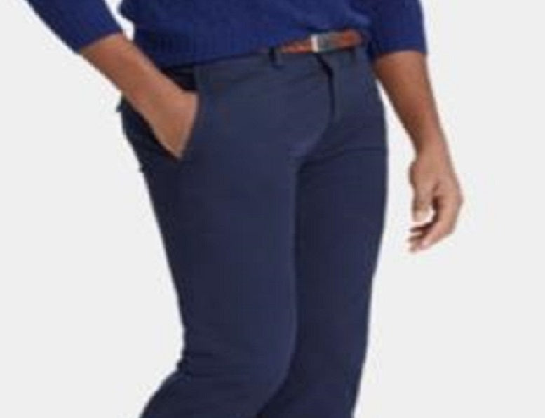 Polo Ralph Lauren Men's Slim Fit Cotton Stretch Twill Pants Blue Size 38X34