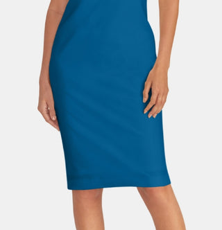 Rachel Roy Women's Halter Sheath Dress Blue Size Medium