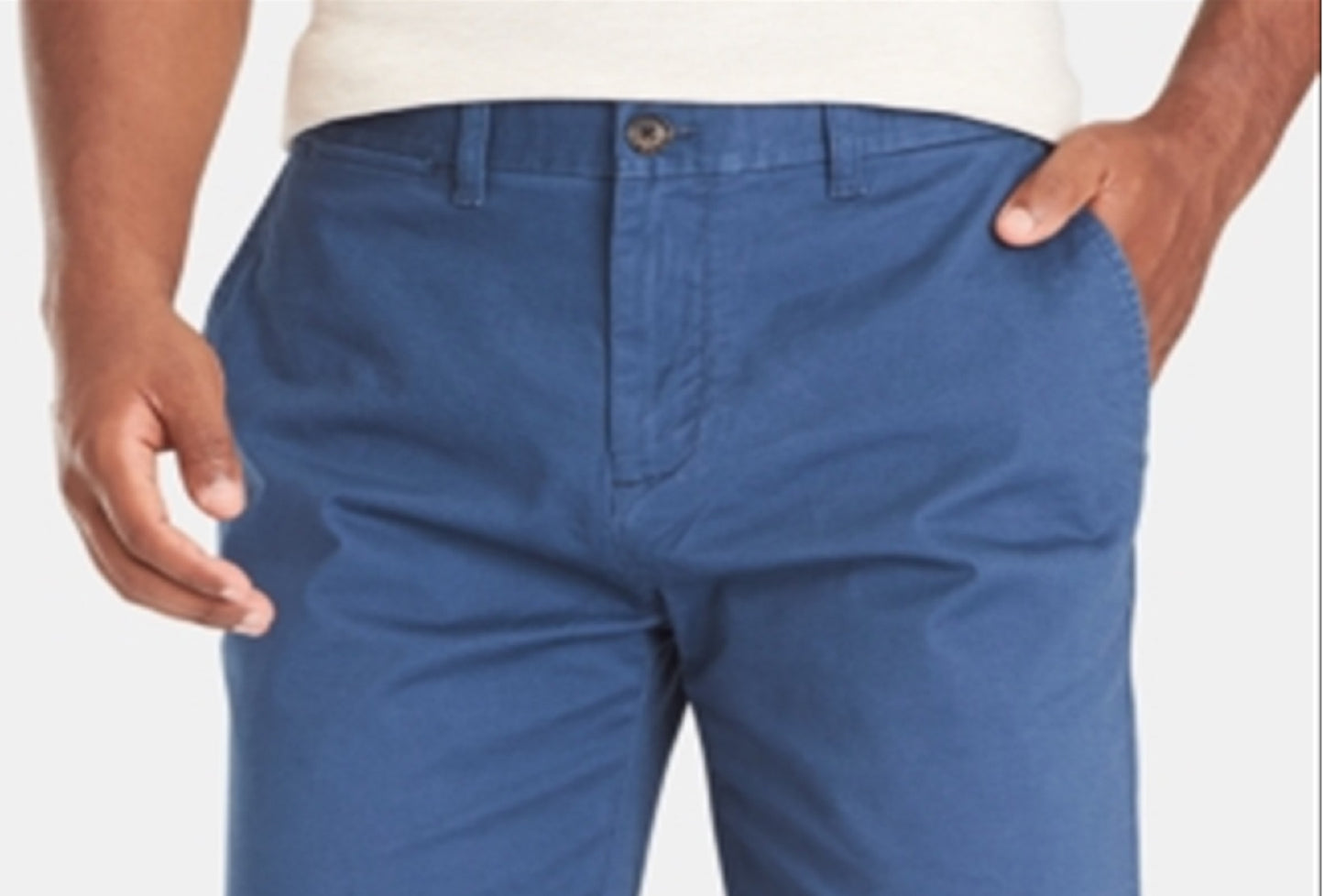 Tommy Hilfiger Men's The Flex Classic Inseam Khaki Chino Shorts Blue Size 31