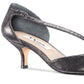 Nina Women's Nina Tirisa Asymmetrical Strap Pump Gray Size 8.5 M