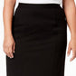 Kasper Women's Pencil Skirt Black Size 22W
