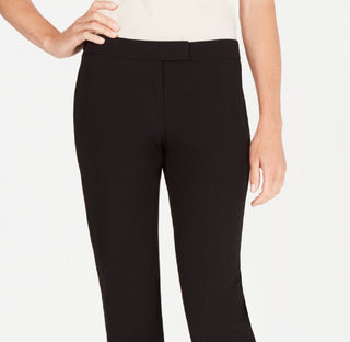 Anne Klein Women's Stretch Flare Leg Pants Black