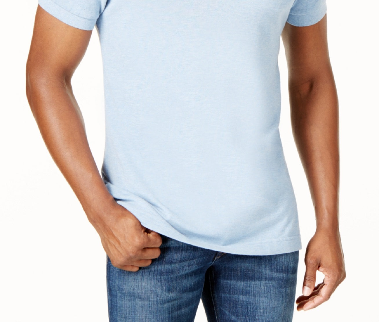 Tommy Hilfiger Men's Custom Fit Polo Blue Size Large