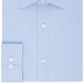 Michael Kors Men's Regular Fit Airsoft Non Iron Dress Shirt Blue Size 16.5X32X33