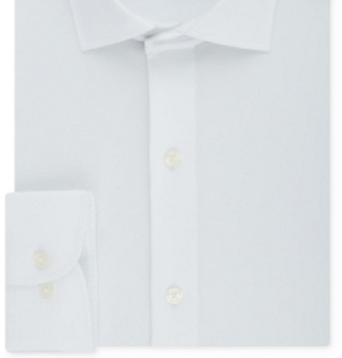 Tommy Hilfiger Men's Classic Regular Fit Non Iron Performance Stretch Dress Shirt White Size 17x32-33