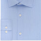 Michael Kors Men's Slim Fit Airsoft Performance Non Iron Dress Shirt Blue Size 17X34X35