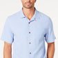 Tommy Bahama Men's Weekend Tropics Silk Shirt Blue Size Large