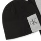 Calvin Klein Men's Logo Scarf & Beanie Hat Set Black Size Regular
