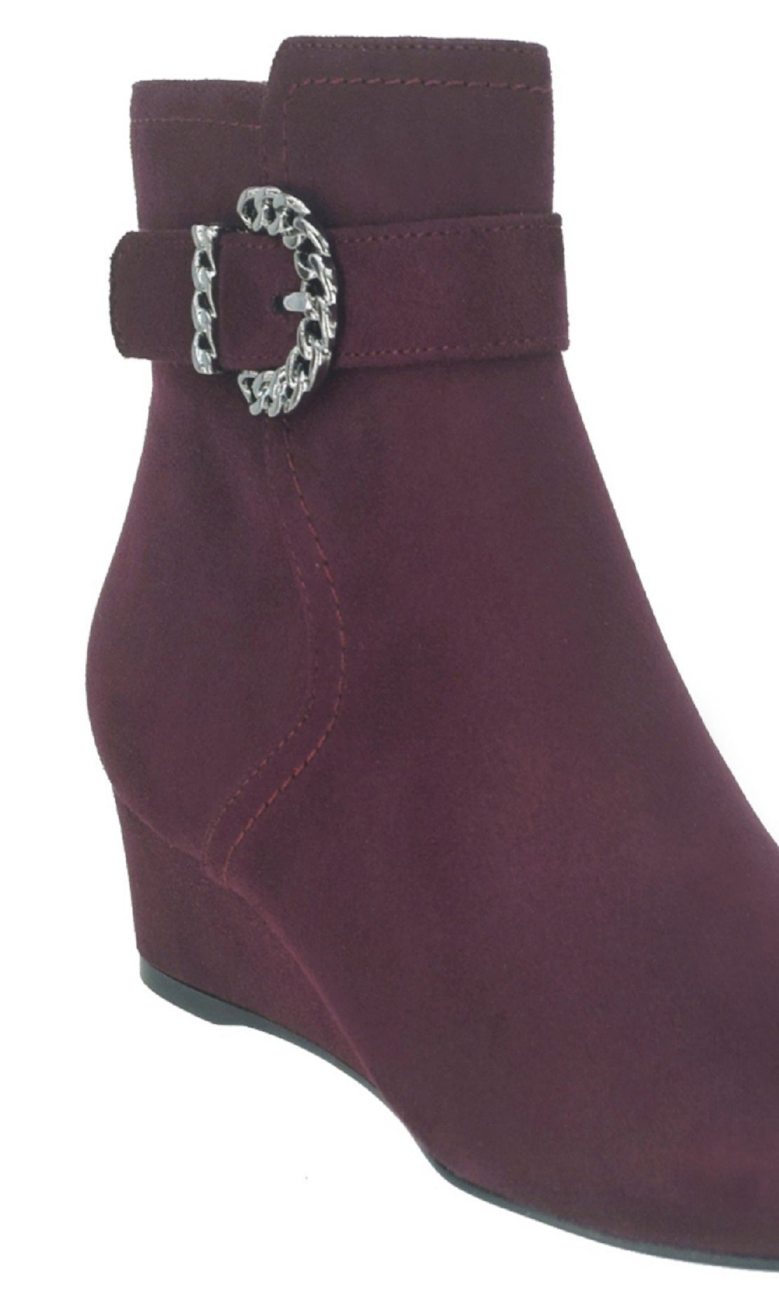 Impo Women's Wide Width Wedge Bootie Purple Size 8 M