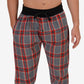 Members Only Men's Flannel Jogger Lounge Pants Gray Size X-Large