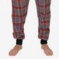 Members Only Men's Flannel Jogger Lounge Pants Gray Size X-Large