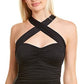 La Blanca Women's Island Goddess Convertible Tankini Top Swimsuit Black Size 10
