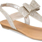 Material Girl Women's Shayleen Open Toe Casual Slide Sandals Gray Size 6 M