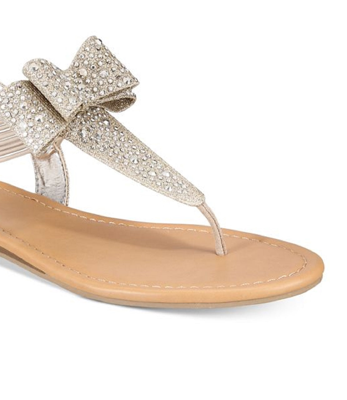 Material Girl Women's Shayleen Open Toe Casual Slide Sandals Gray Size 6 M