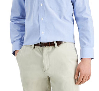 Club Room Men's Regular Fit Cotton Oxford Dress Shirt Blue Size 15.5X34X35