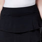 ID Ideology Women's Plus Ruffled Skort Black Size 1X