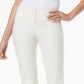 Alfani Women's Lace-up Stretch Tab Front Ankle Pants White Size 14