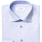 Eton Men's Contemporary Fit Stripe Dress Shirt Blue Size 17