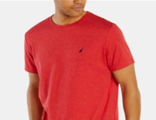 Nautica Men's Pajama T-Shirt Red Size X-Large