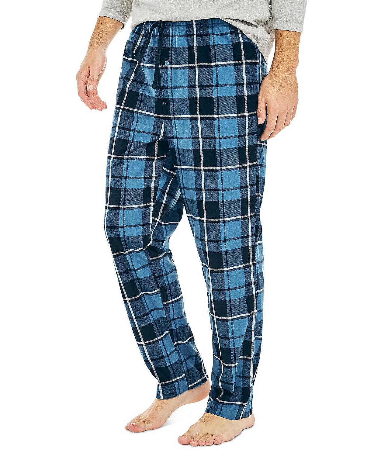 Nautica Men's Sustainably Crafted Cozy Fleece Pants Blue Size X-Large