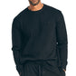 Nautica Men's Waffle Knit Thermal Pajama Set Black Size Small