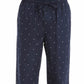 Nautica Men's Signature Pajama Pants Blue Size Medium