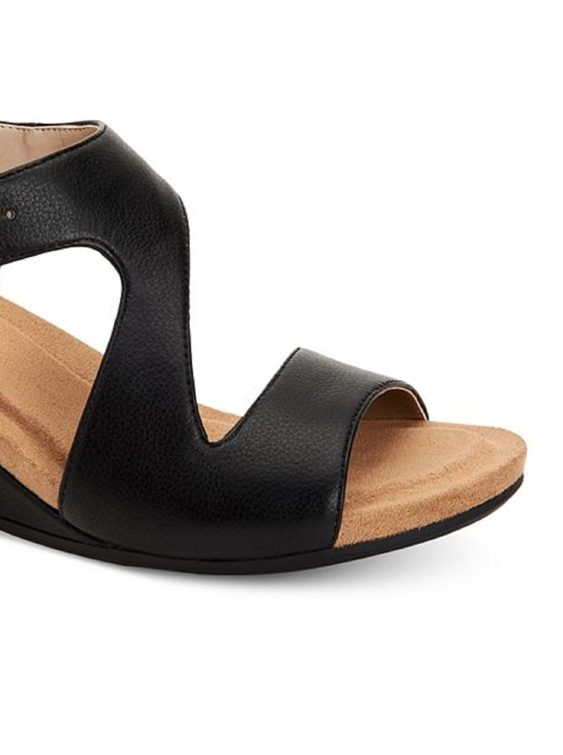 Giani Bernini Women's Belinaa Open Toe Casual Slingback Sandals Black Size 7.5 M