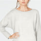 INC International Concepts Women's Dolman Sleeve Ribbed Knit Sweater White Size XX-Large